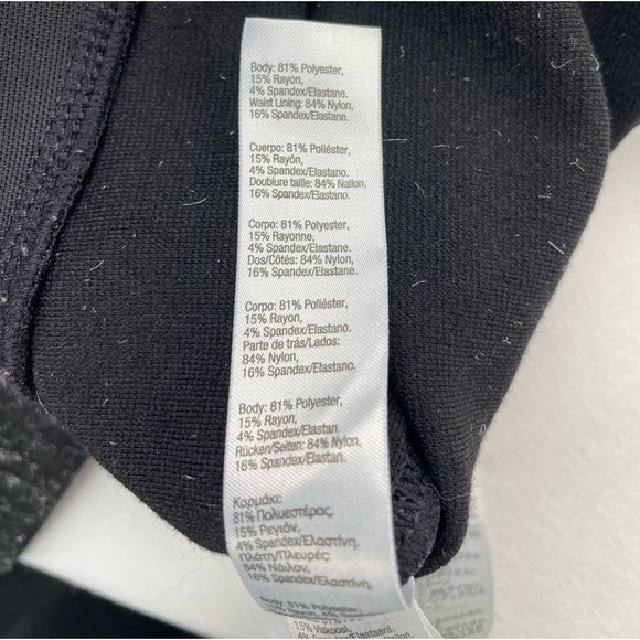 Assets by Spanx High Rise Heathered Leggings in Black Size Small - Picture 6 of 6